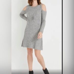 Cold Shoulder Sweater Dress